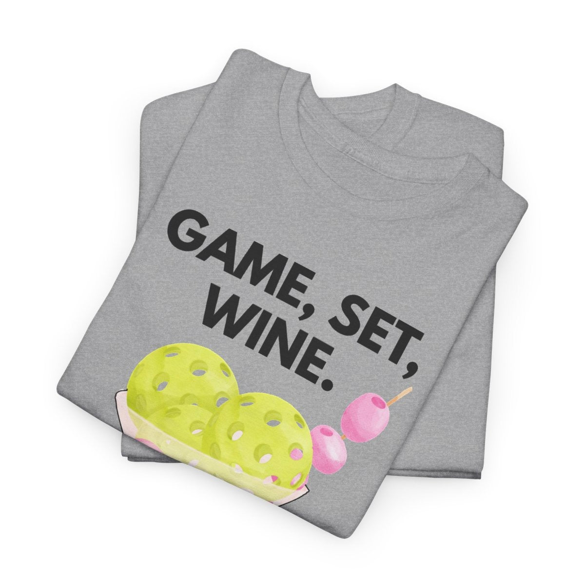 GAME SET WINE - Pickleball (Basic Tee)