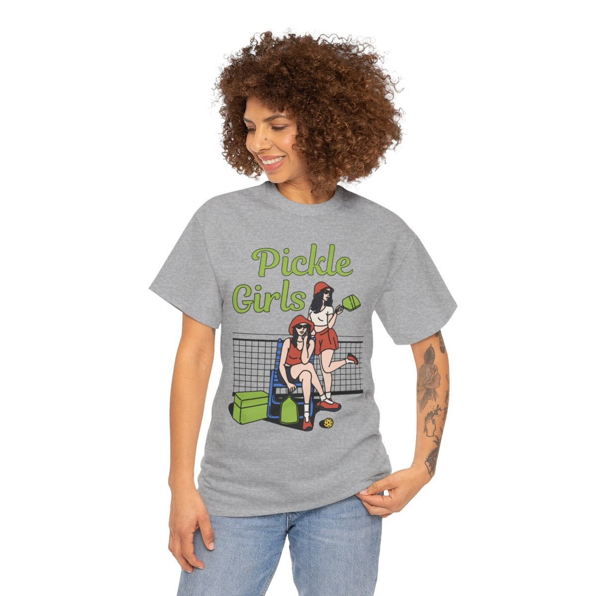 PICKLE GIRLS 1 - Pickleball (Basic Tee)