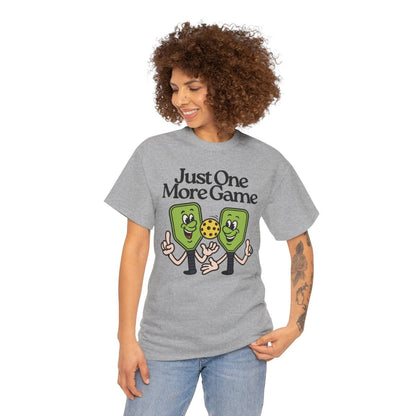 JUST ONE MORE GAME - Pickleball (Basic Tee)