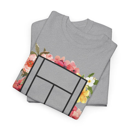 TENNIS FLORAL 1 - Tennis (Basic Tee)