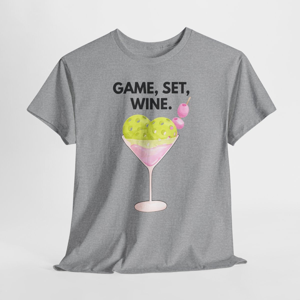 GAME SET WINE - Pickleball (Basic Tee)
