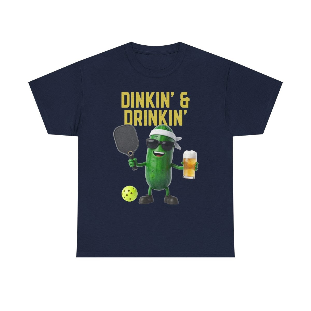 DINKIN' & DRINKIN'- Pickleball (Basic Tee)