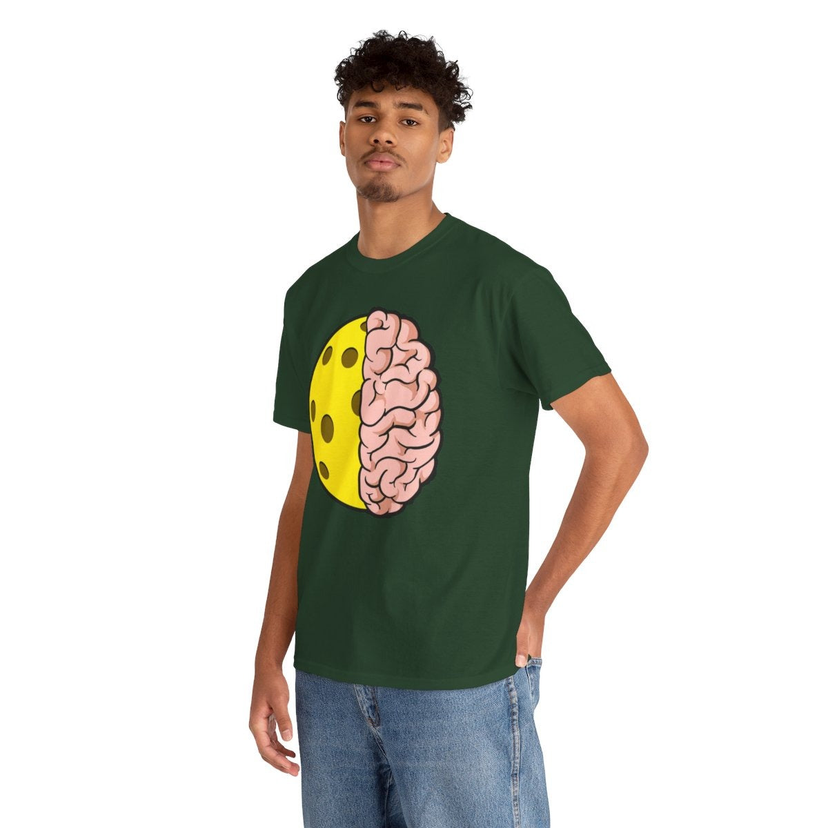 PICKLEBALL BRAIN - Pickleball (Basic Tee)