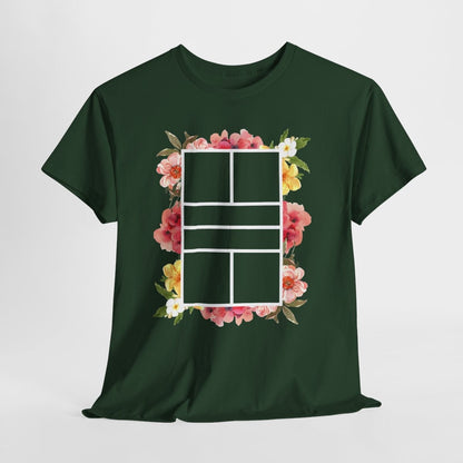 PICKLEBALL FLORAL - Pickleball (Basic Tee)