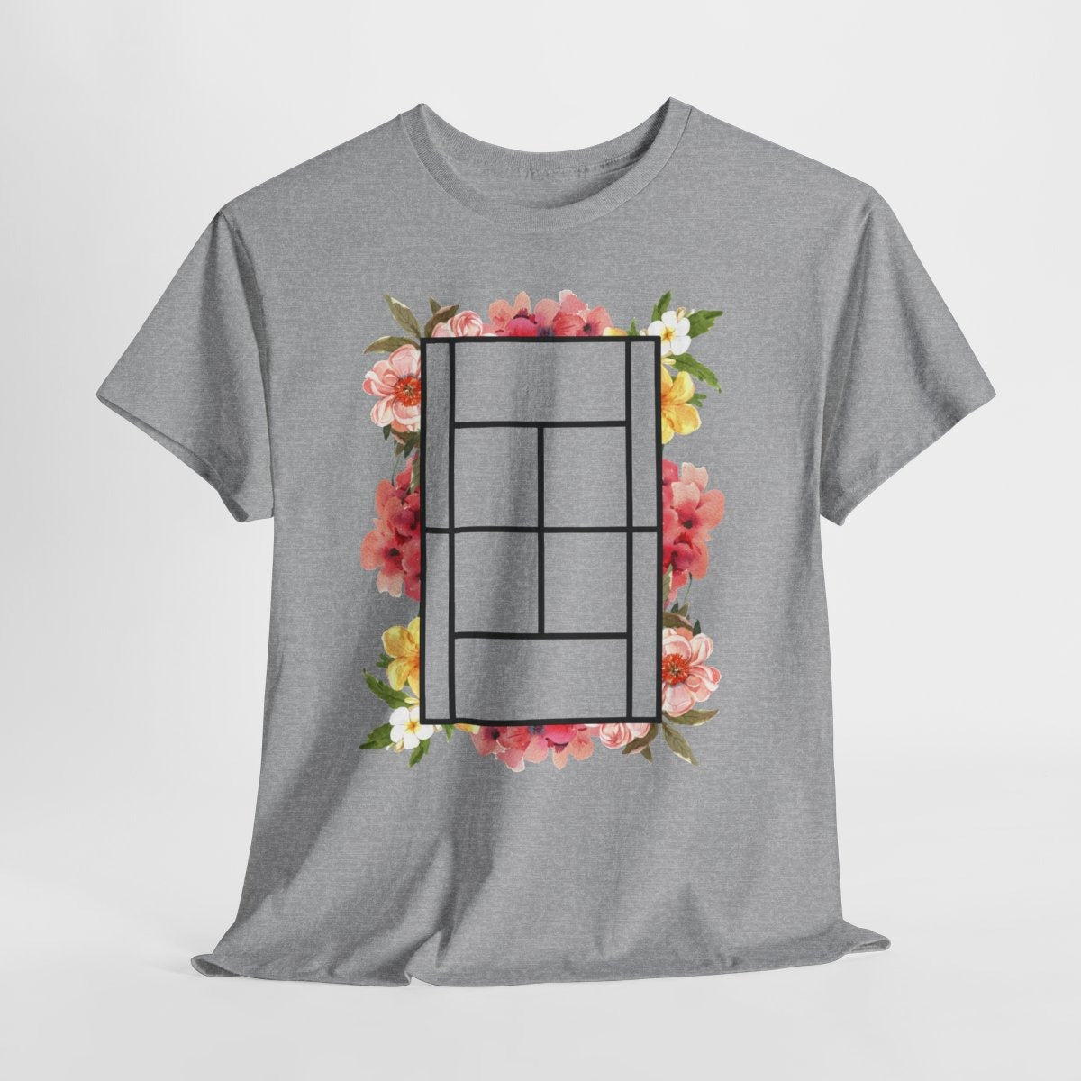 TENNIS FLORAL 1 - Tennis (Basic Tee)