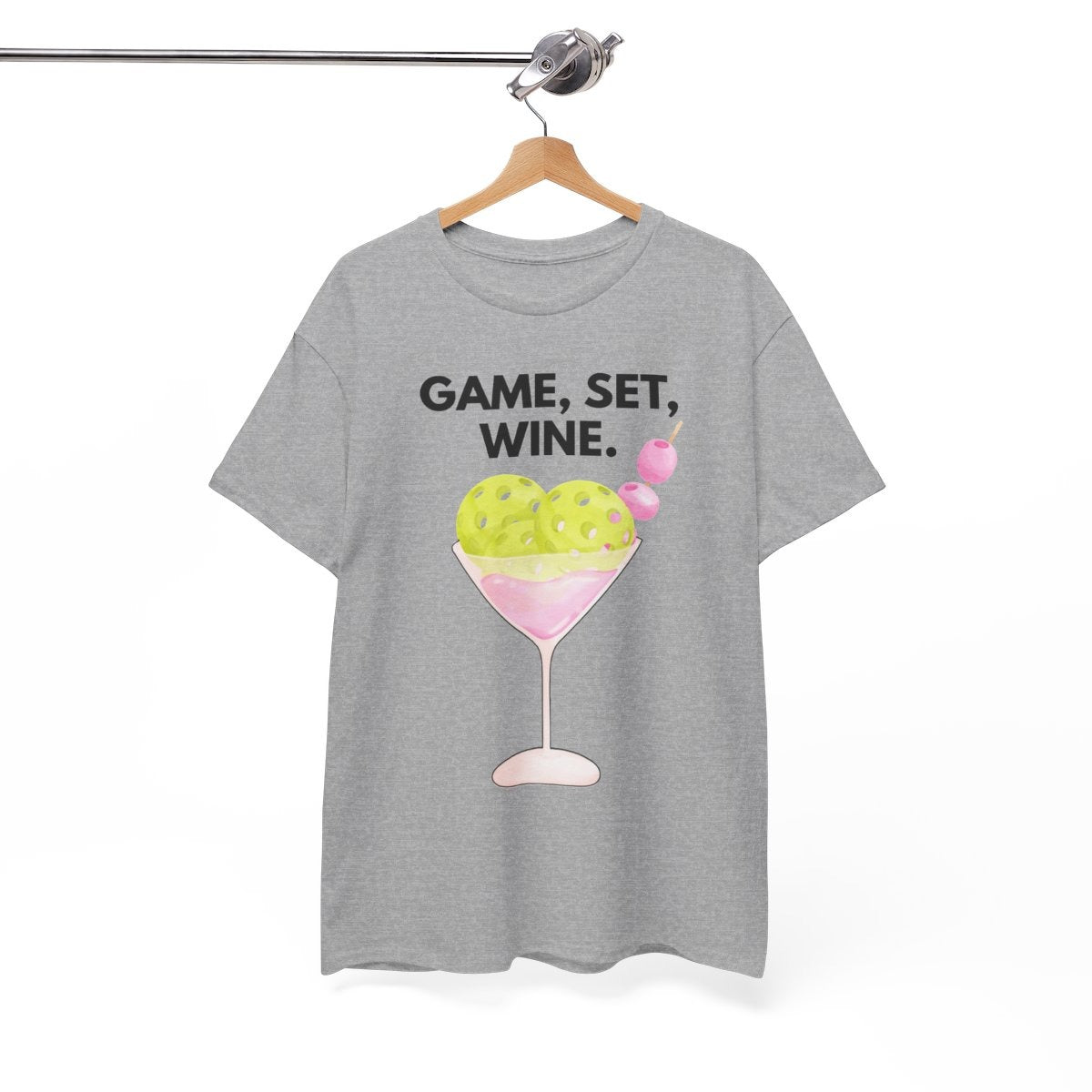 GAME SET WINE - Pickleball (Basic Tee)