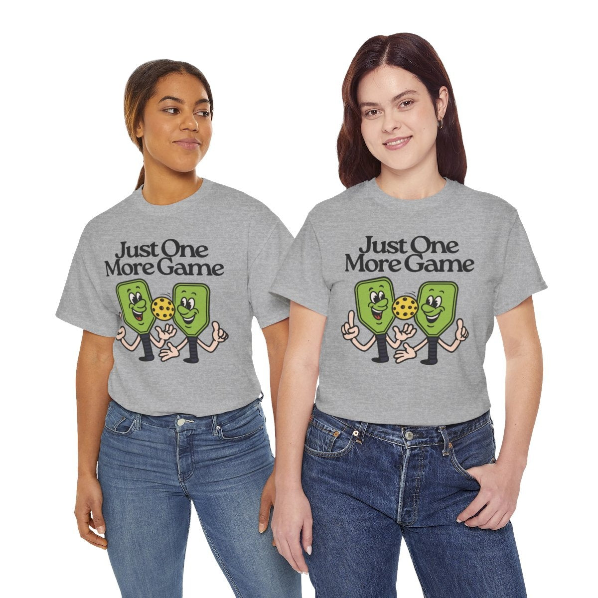 JUST ONE MORE GAME - Pickleball (Basic Tee)