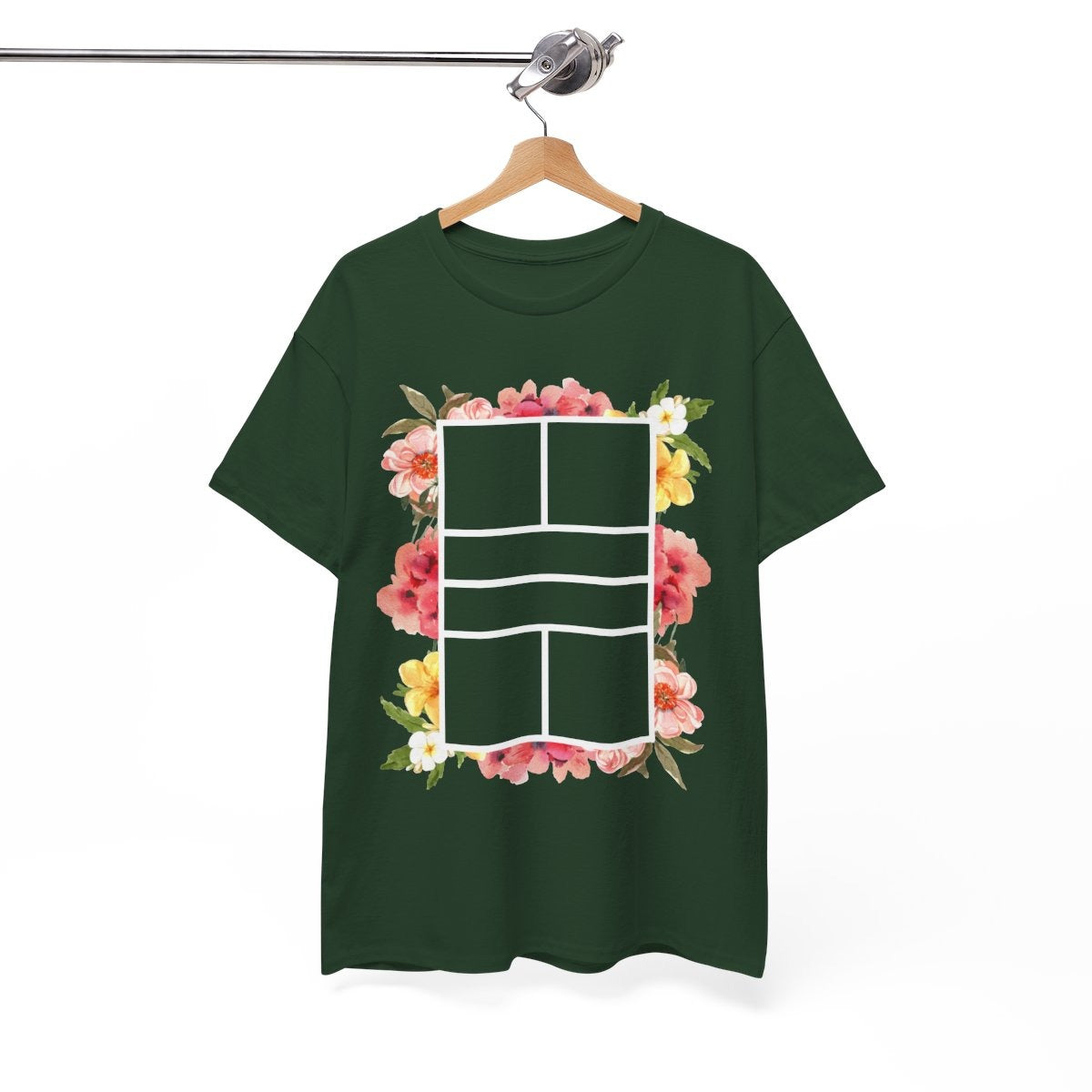 PICKLEBALL FLORAL - Pickleball (Basic Tee)