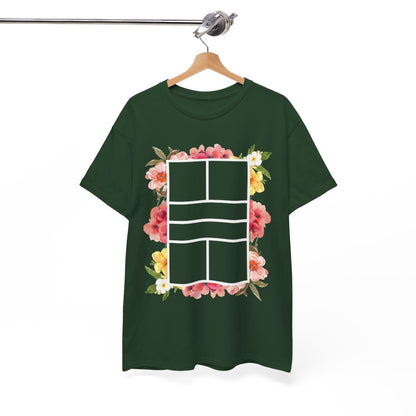 PICKLEBALL FLORAL - Pickleball (Basic Tee)