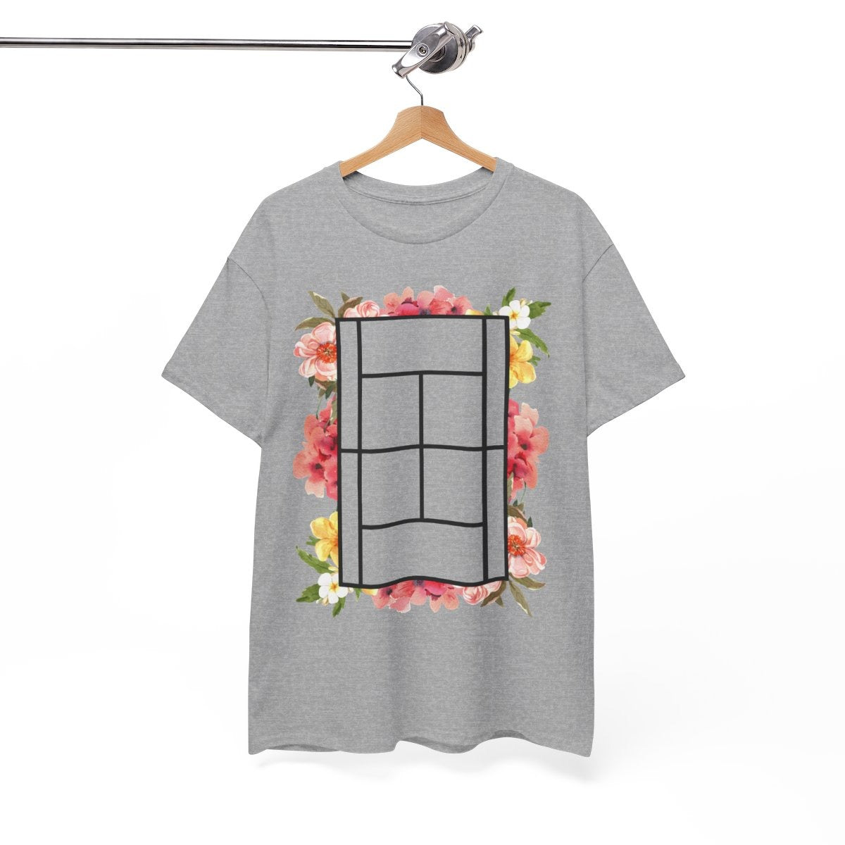 TENNIS FLORAL 1 - Tennis (Basic Tee)
