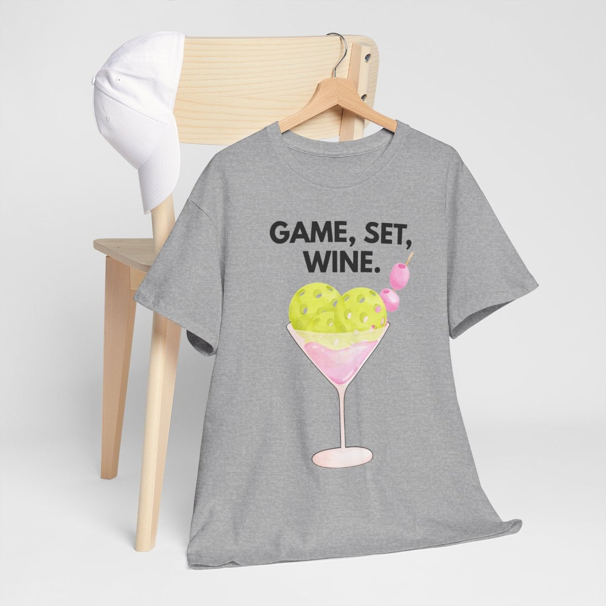 GAME SET WINE - Pickleball (Basic Tee)