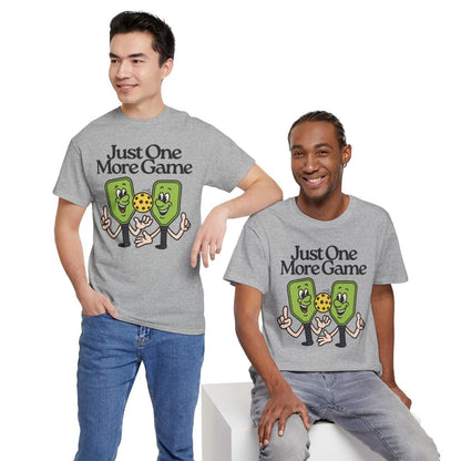 JUST ONE MORE GAME - Pickleball (Basic Tee)