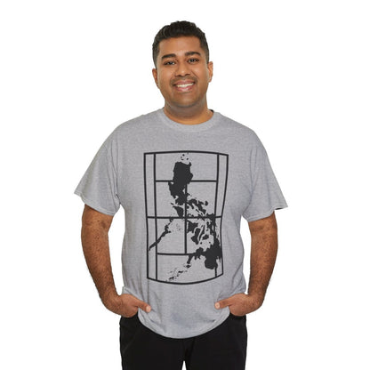 PHILIPPINE MAP - Tennis (Basic Tee)
