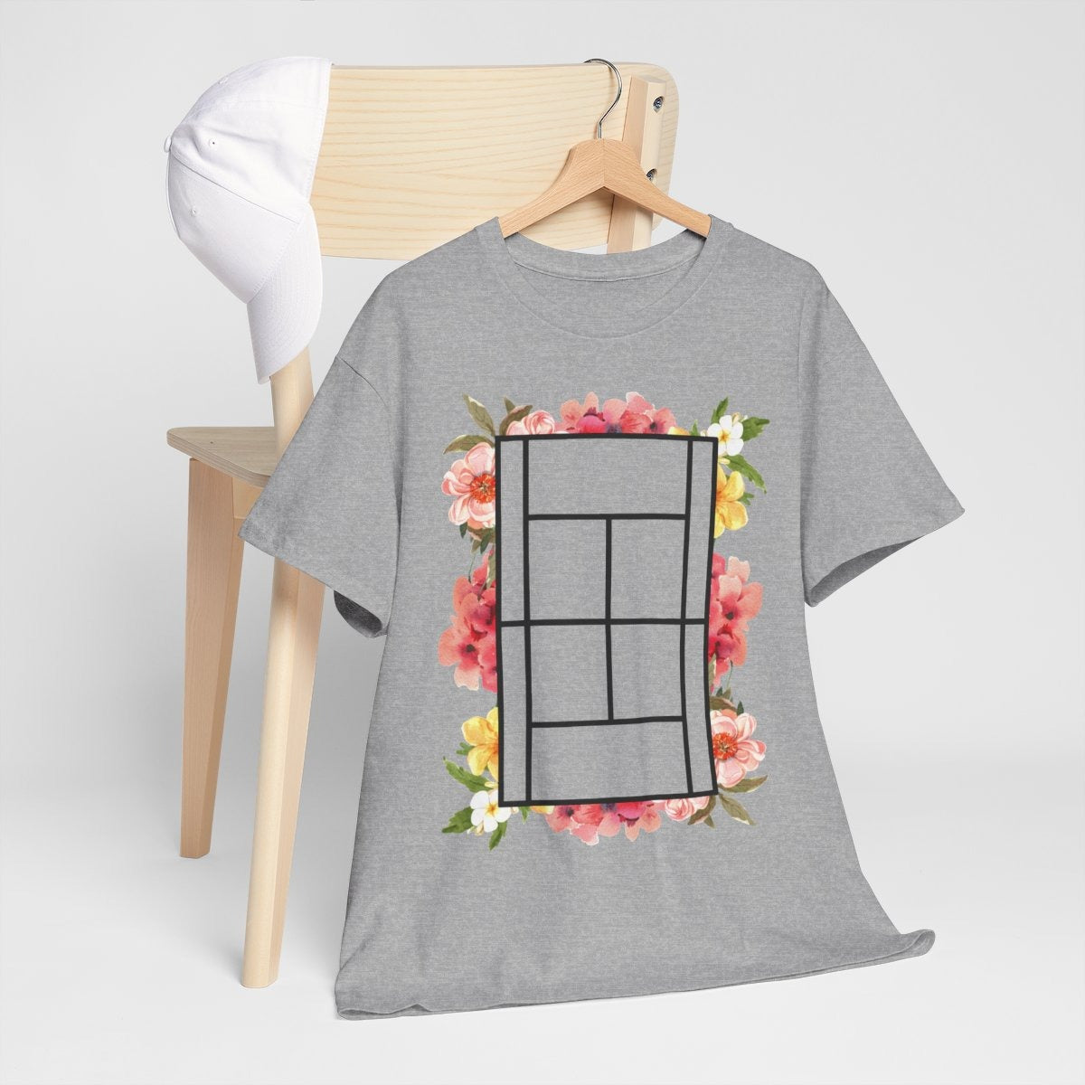 TENNIS FLORAL 1 - Tennis (Basic Tee)