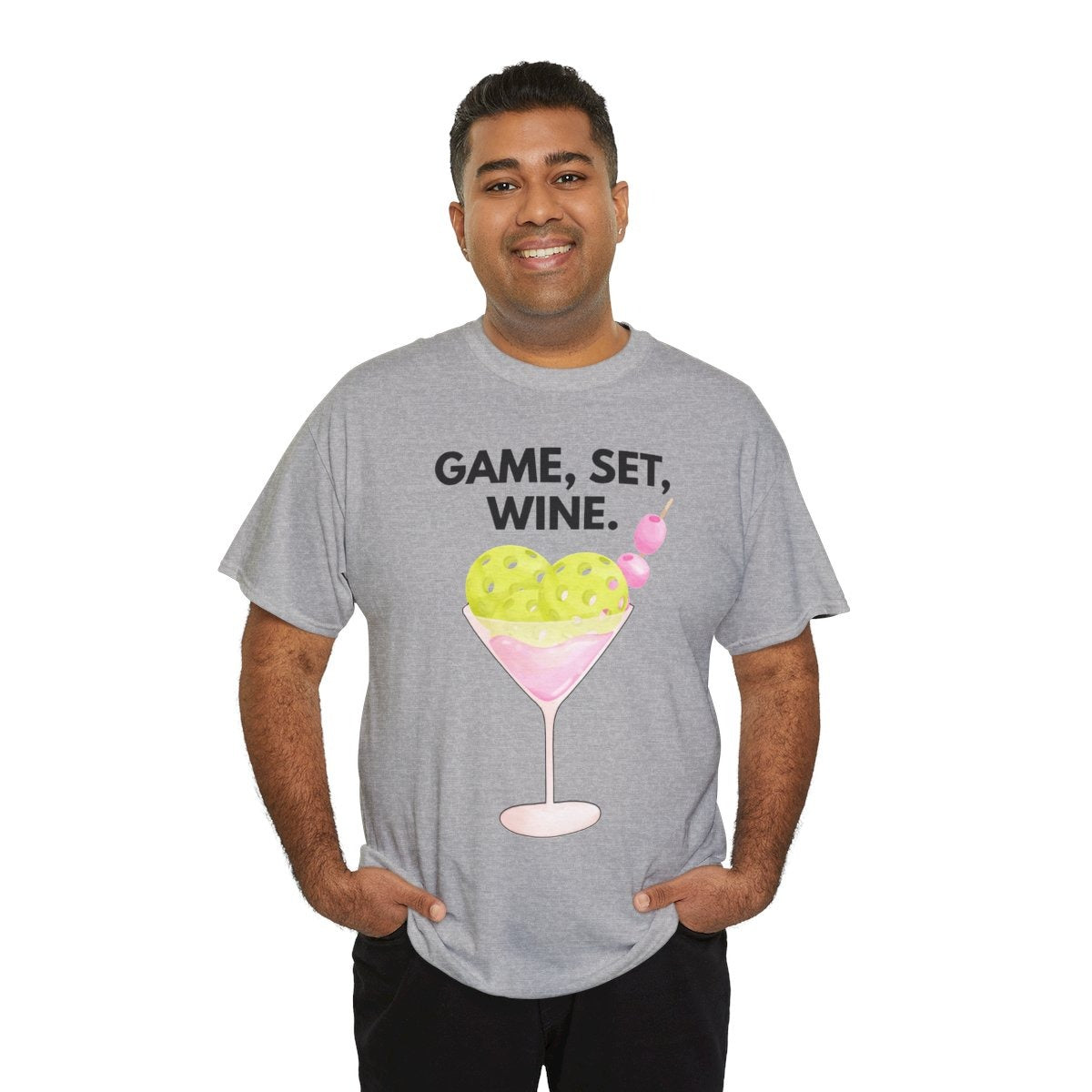 GAME SET WINE - Pickleball (Basic Tee)