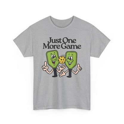 JUST ONE MORE GAME - Pickleball (Basic Tee)