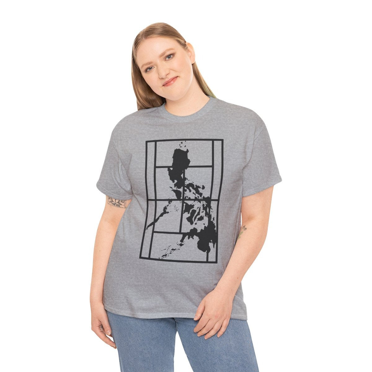 PHILIPPINE MAP - Tennis (Basic Tee)