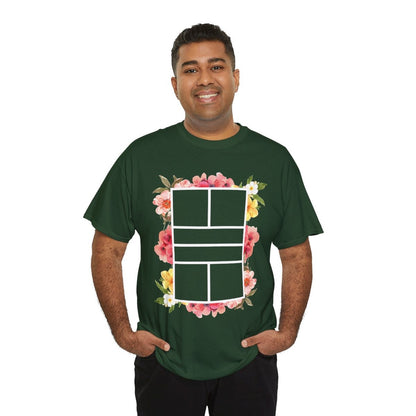 PICKLEBALL FLORAL - Pickleball (Basic Tee)