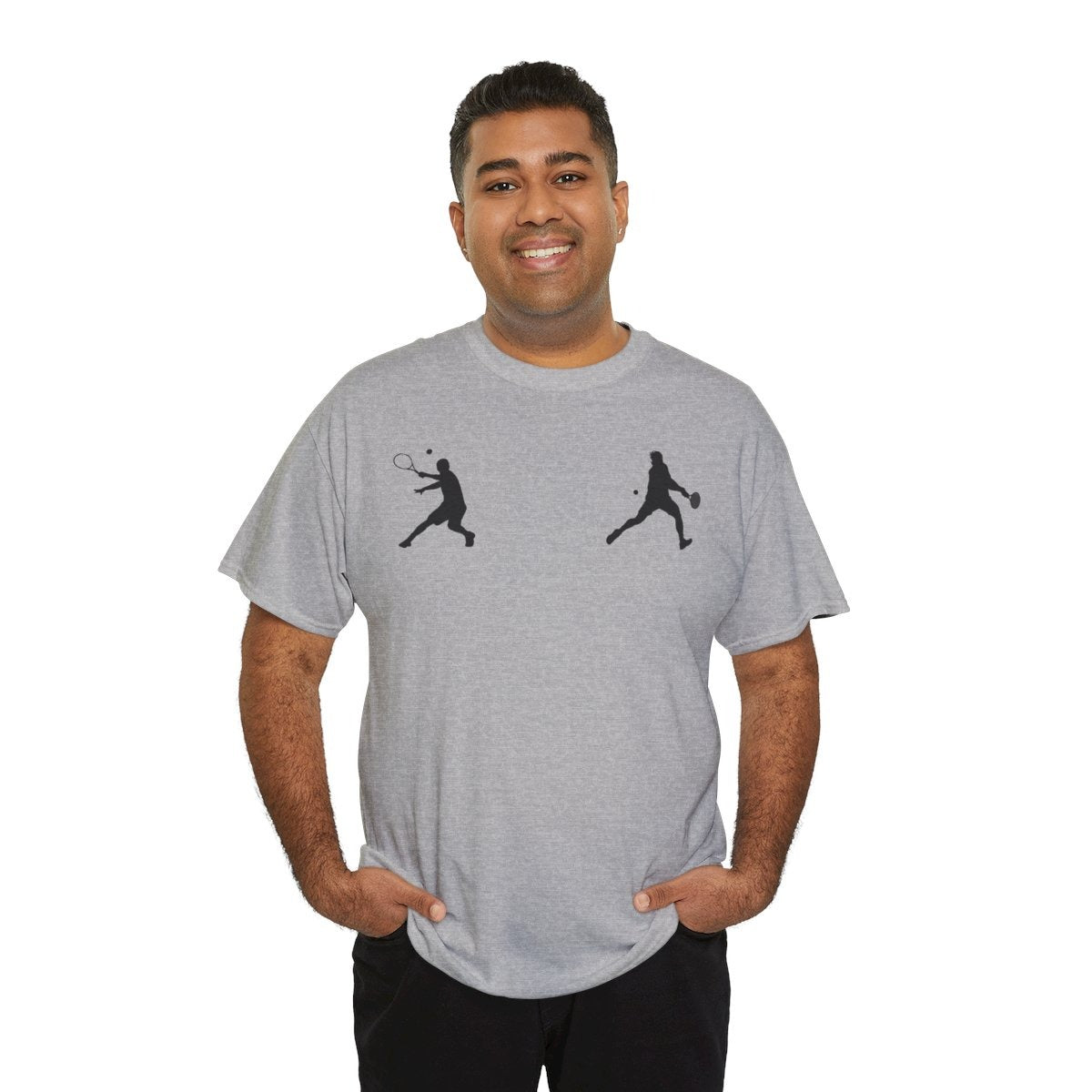 MENS DOUBLES - Tennis (Basic Tee)