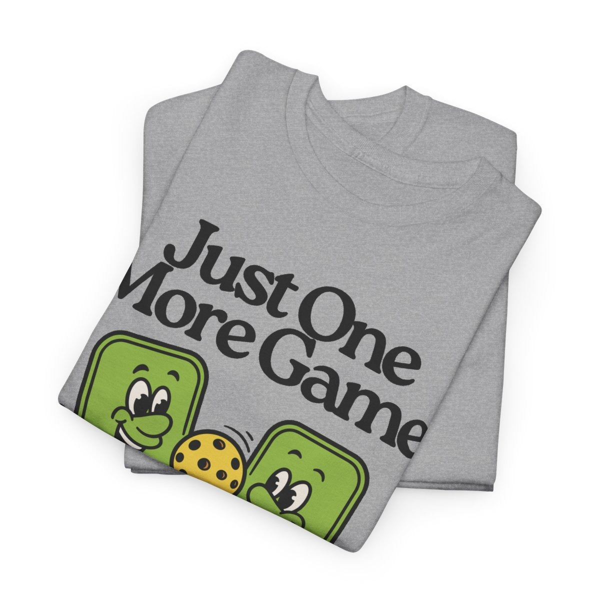 JUST ONE MORE GAME - Pickleball (Basic Tee)