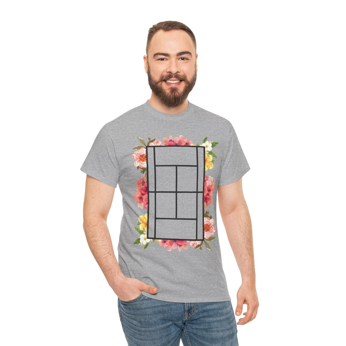 TENNIS FLORAL 1 - Tennis (Basic Tee)