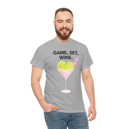 GAME SET WINE - Pickleball (Basic Tee)