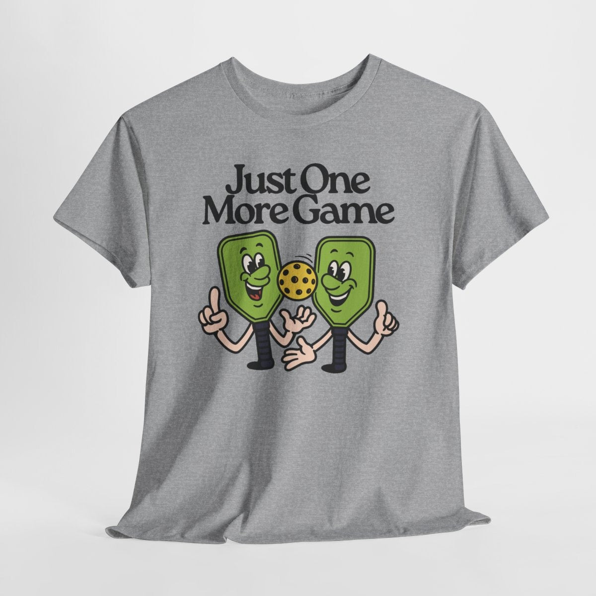 JUST ONE MORE GAME - Pickleball (Basic Tee)