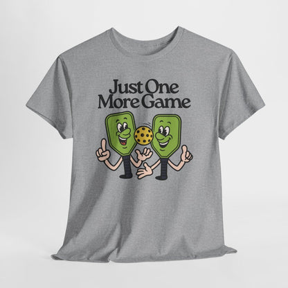 JUST ONE MORE GAME - Pickleball (Basic Tee)