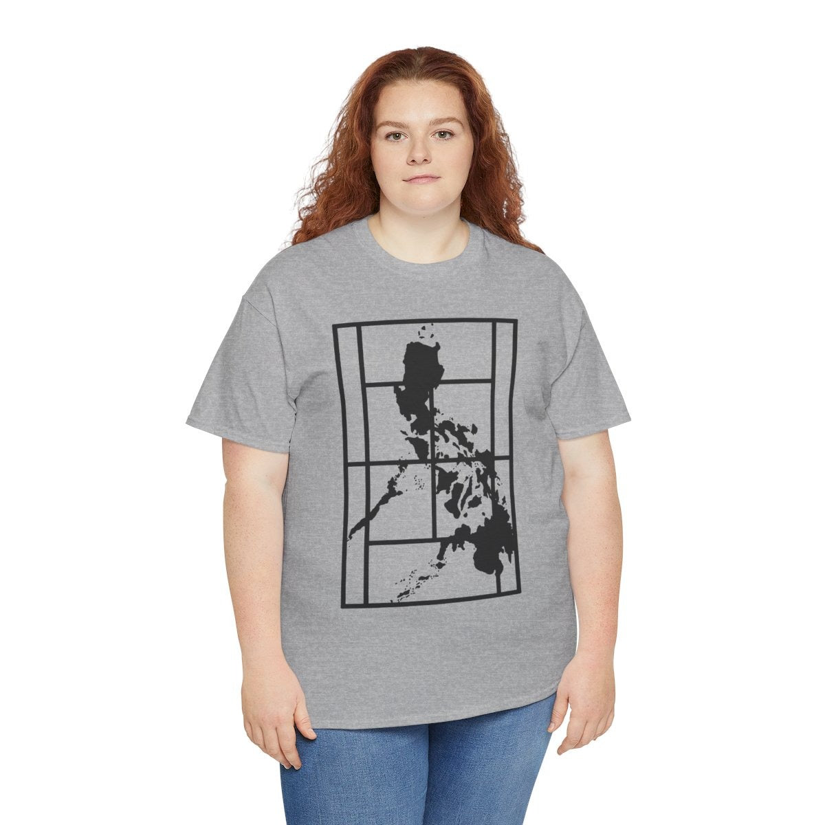 PHILIPPINE MAP - Tennis (Basic Tee)