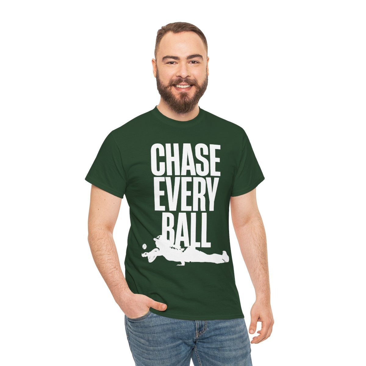 CHASE EVERY BALL - Tennis (Basic Tee)