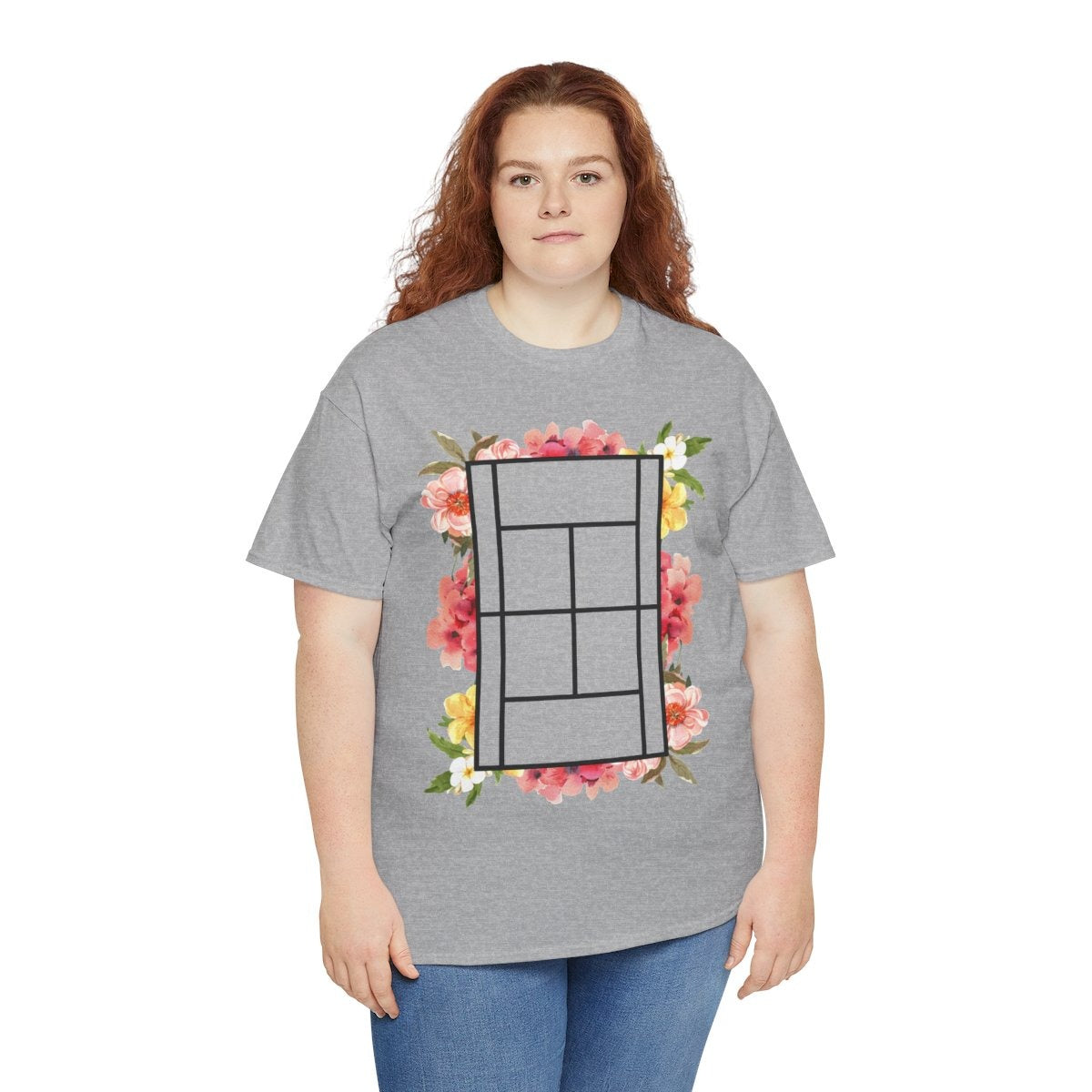 TENNIS FLORAL 1 - Tennis (Basic Tee)