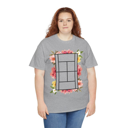 TENNIS FLORAL 1 - Tennis (Basic Tee)