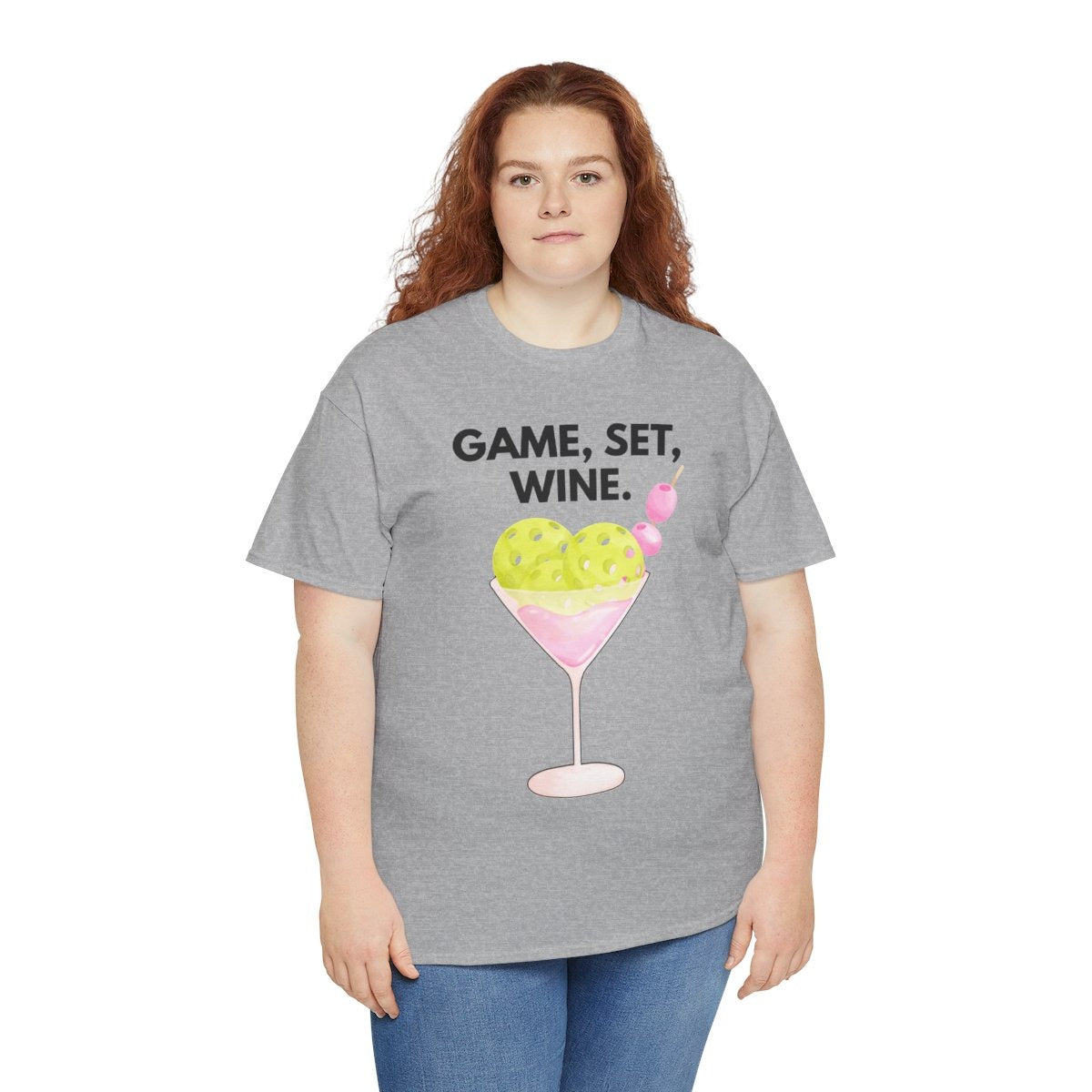 GAME SET WINE - Pickleball (Basic Tee)