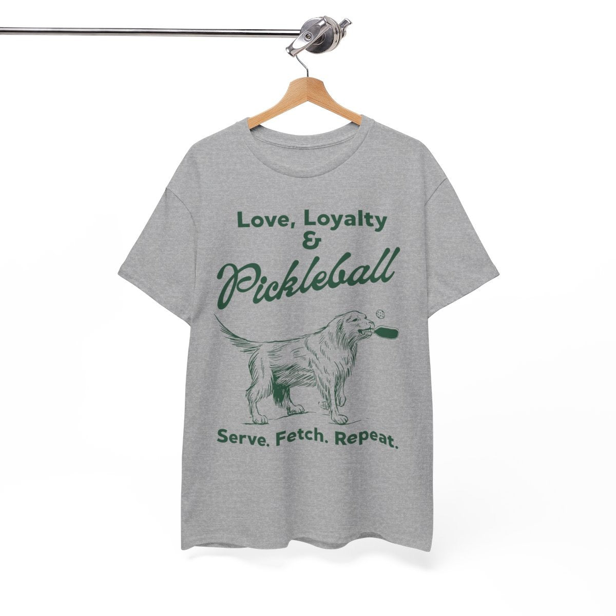 PADDLE & PAWS - Pickleball (Basic Tee)