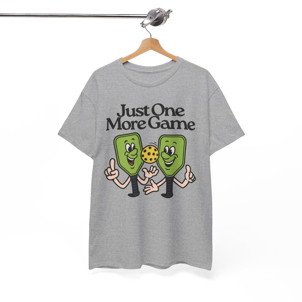 JUST ONE MORE GAME - Pickleball (Basic Tee)