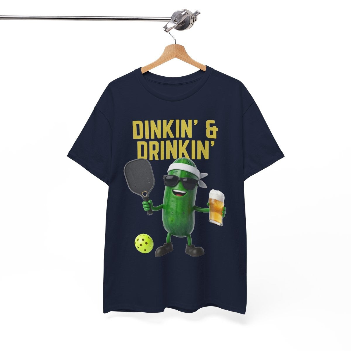 DINKIN' & DRINKIN'- Pickleball (Basic Tee)