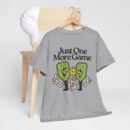 JUST ONE MORE GAME - Pickleball (Basic Tee)