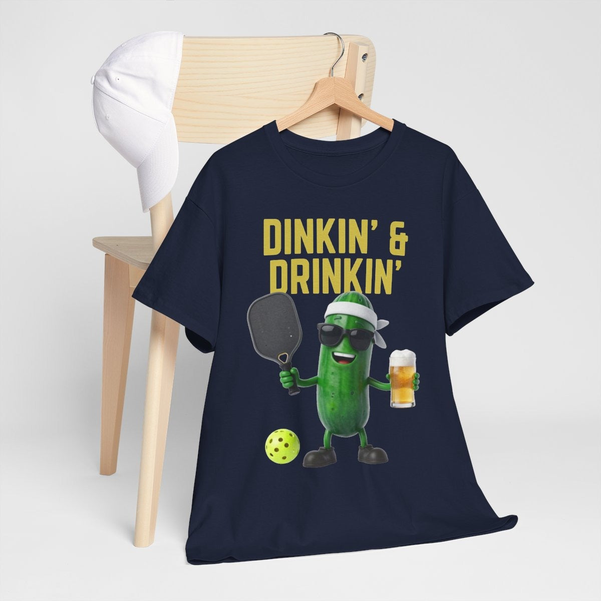 DINKIN' & DRINKIN'- Pickleball (Basic Tee)