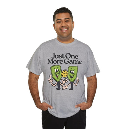 JUST ONE MORE GAME - Pickleball (Basic Tee)