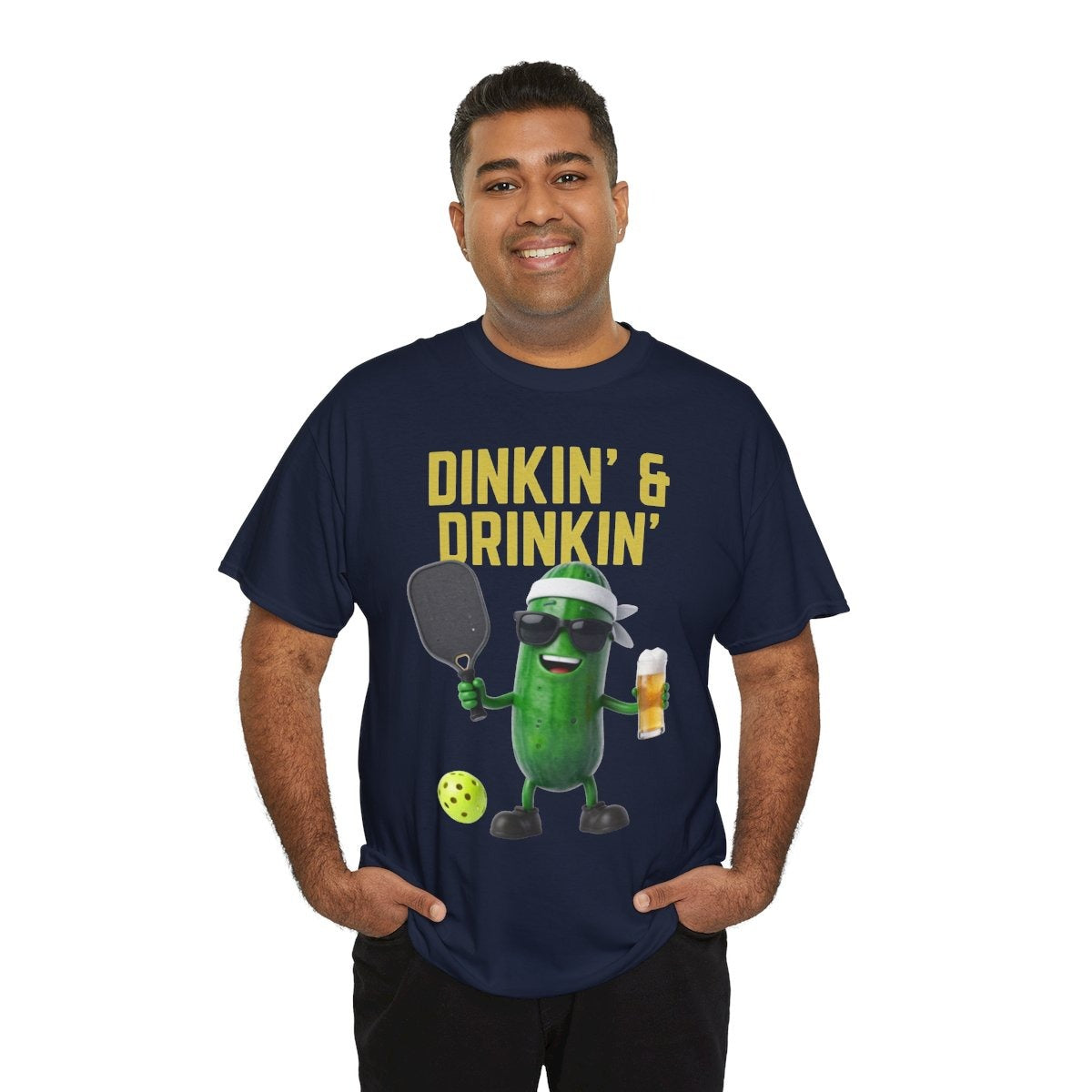 DINKIN' & DRINKIN'- Pickleball (Basic Tee)
