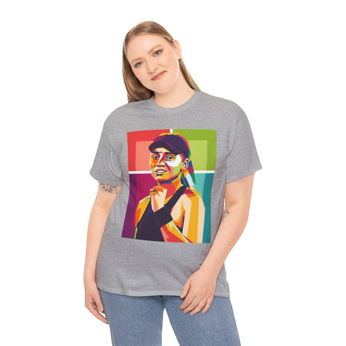 ELENA RYBAKINA 1 - Tennis (Basic Tee)