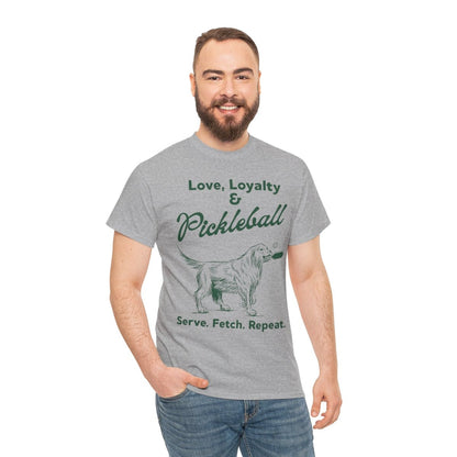 PADDLE & PAWS - Pickleball (Basic Tee)