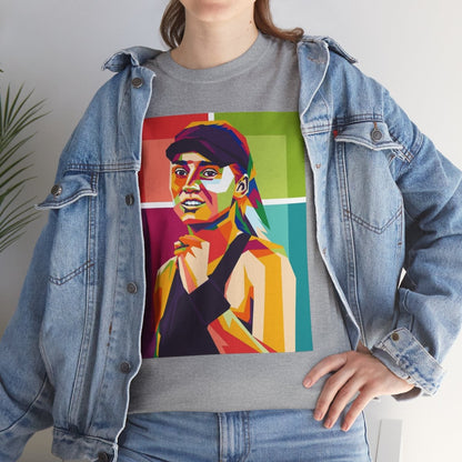 ELENA RYBAKINA 1 - Tennis (Basic Tee)