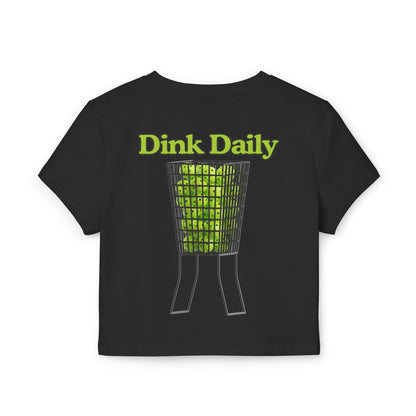 DINK DAILY - Pickleball (Crop Top)