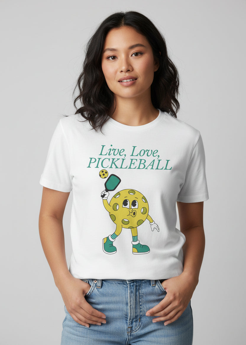 LIVE LOVE PICKLEBALL - Pickleball (Basic Tee)