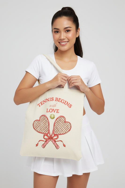 TENNIS LOVE - Tennis (Tote Bag)