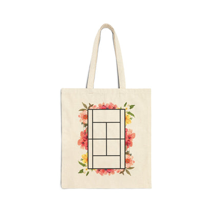 TENNIS FLORAL 1 - Tennis (Tote Bag)