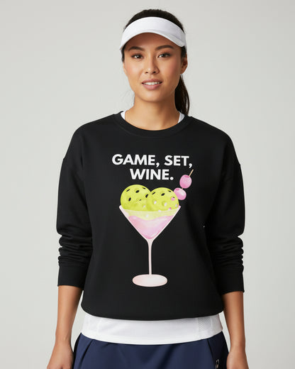 GAME SET WINE - Pickleball (Sweatshirt)