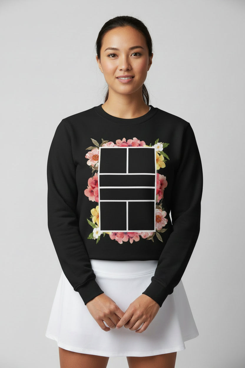 PICKLEBALL FLORAL - Pickleball (Sweatshirt)