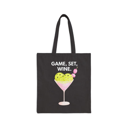 GAME SET WINE - Pickleball (Tote Bag)